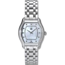 Women's Simone with Diamonds White Mother of