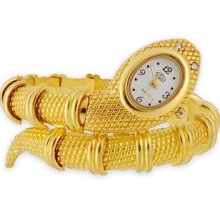 Women's Snake Vixen Bracelet Watch - Stainless Steel - Gold - Adjustable