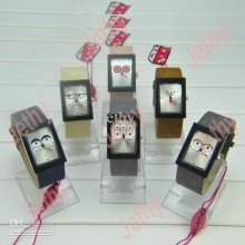 Woodpecker Cartoon Luxury Quartz Children Wrist Watch Stainless Big