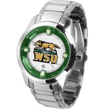 Wright State Raiders Mens Titan Steel Watch