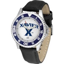 Xavier Musketeers XU Mens Leather Wrist Watch