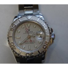 Yacht Master Rolex Watch with Platinum Bezel