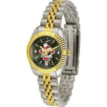Youngstown State Penguins YSU NCAA Womens Anochrome Gold Watch ...