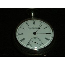 18 Size Elgin National Watch Co. Pocket Watch, Key Wind&set, Morning Glory Hands
