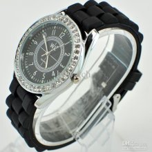 200pcs New Arrvial Candy Watch Bling Stone Watch Simple Dial Shiny C