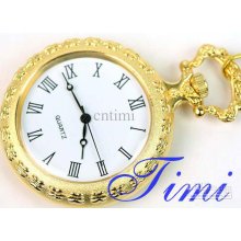 2012 Hotsale Classic Golden-plated Pocket Watch Style For All Wholes