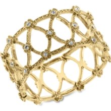 2028 Bracelet, Gold-Tone Topaz Lattice Bracelet