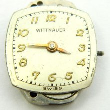 4u2fix Wittnauer 6w8 (font 60) 6 3/4 X 8 Ligne 17j Watch Movement Good Hs & Ms