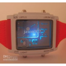 50pcs Amazing New Dual Display Rectangle Fashion Digital Mix Colour