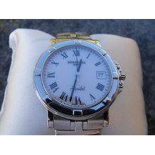 9551-st-00300 Raymond Weil Parsifal Men's Steel White Roman Dial Quartz Watch