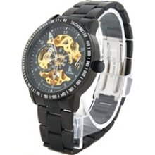 98226G Mens Mechanical Skeleton Watch