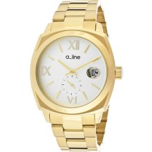 A_line Dashuri 80014-yg-22 Ladies Rrp Â£460 Date Mineral Glass Watch