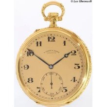 A Rare A. Lange & SÃ¶hne QualitÃ¤t 1a 18k Gold GentÂ´s Pocket Watch