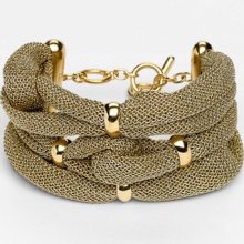 Adami & Martucci 'Mesh' Line Bracelet Gold