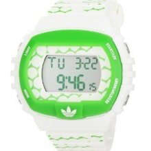 Adidas Originals Unisex White and Green Digital NYC Watch - Adh6116