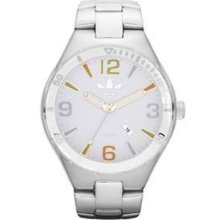 Adidas Polished Stainless Steel Oversize Watch Adh2690 Tag$150.00