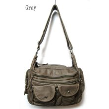Adjustable Shoulder Strap. Outside Zip Pocket.front Decorative Zipper