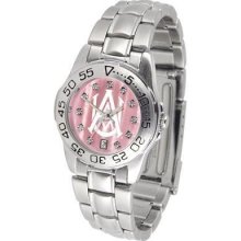 Alabama A & M Ladies Pink Designer Dress Watch