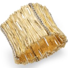 Alfani Bracelet, Gold-Tone Pave Branch Stretch Bracelet Alfani Bracelet, Gold-Tone Pave Branch Stretch Bracelet