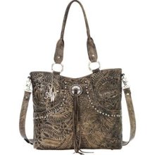 American West Forget-Me-Not Convertible Tote Tote Handbags : One Size