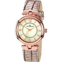 Anne Klein 9836rgpk Leather Ladies Watch