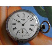 Antique 1940 S Movado Serete Pocket Watch Rare Swiss Made