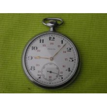 Antique Old Zenith Grand Prix Paris 1900 Cal.18-28-3-p Swiss Pocket Watch. 15j.