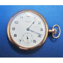 Antique Standard Usa Gold Filled Pocket Watch