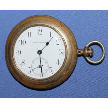 Antique Zenith 17j Illinois Elgin Gold Pocket Watch