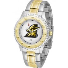 Appalachian State University Mountaineers Asu Mens Sport Gold Two Tone Watch Nip