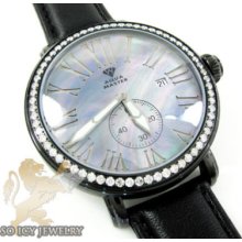 Aqua Master Diamond Mens Black Watch Swiss Automatic