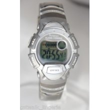 Armitron Women's Digital Watch Sport Chrono Alarm Gray Resin Strap