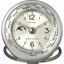 Atop Clocks World Time Clock Wta-2 Low Price Guarantee + Free Knife
