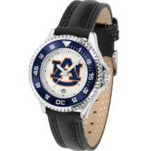 Auburn Tigers Competitor Ladies Watch with Leather Band