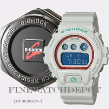 Authentic G-shock White Digital Watch Dw6900sn-7