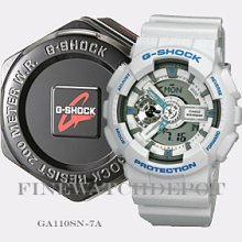 Authentic G-shock X-large White Digital Watch Ga110sn-7acr