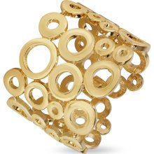 AZ Collection - AZ Collection Gold Plated Cuff Bracelet