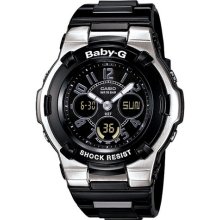 Baby-G Dual Movement Watch, 44mm x 40mm Black