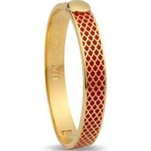 Bangle 1Cm Salamander Red & Gold