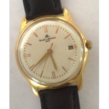 Baume & Mercier Watch 25 Jewel Automatic Movement Leather Band