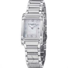 Baume & Mercier Womens Hampton Mother Of Pearl Dial Quartz Watch Moa10050