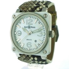Bell & Ross --- Br 03-92 Ceramic & Steel Mother Of Pearl Dial