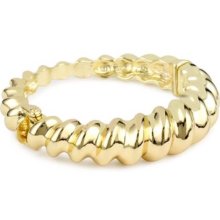Belle Noel by Kim Kardashian Rams Horn Bangle in Gold - Yellow Gold OS