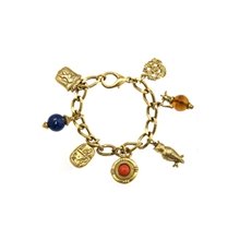 Ben-Amun Gold Royalty Charm Bracelet