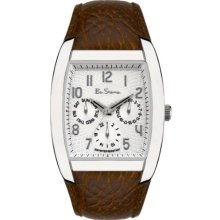 Ben Sherman Men's Quartz Watch With Beige Dial Analogue Display And Brown Leather Strap R472.03Bs