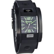 Bench Bc0367bk Mens Black Steel Durable Watch & Boxed Rrp Â£40