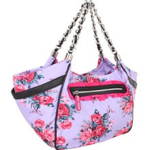 Betsey Johnson Floral Explosion Satchel Shoulder Handbags : One Size