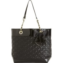 Betsey Johnson Handbag, Heart Quilted Tote