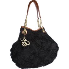 Betsey Johnson 'Rose Garden' Tote Black