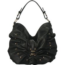 Black Vitalio Vera ''Gabriela'' Crossbody Convertible Hobo